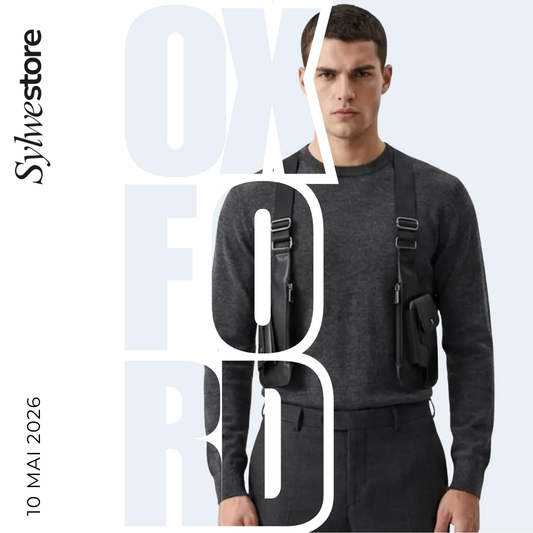 Schultertasche "Oxford Leder"