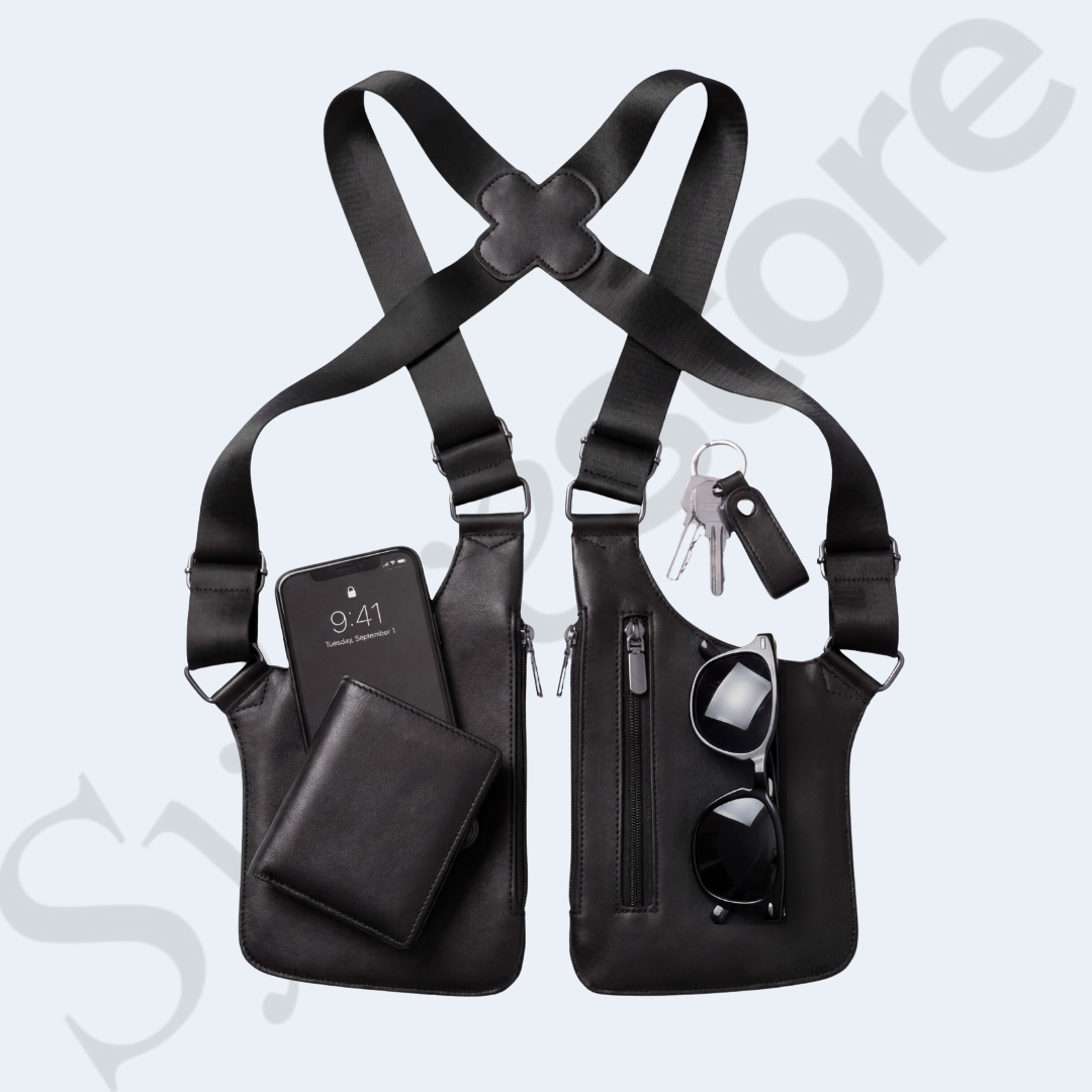 Schultertasche "Oxford Leder"